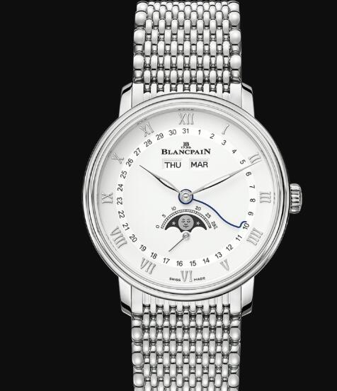 Review Blancpain Villeret Watch Review Villeret Quantième Complet Replica Watch 6264 11 27 MMB - Click Image to Close